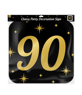 Deurbord 90 Jaar 50cm